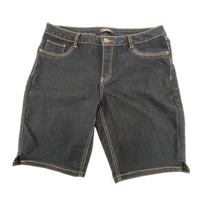 D. Jeans Bermuda Denim Jean Shorts Size 12 Petite Women's